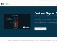 Tablet Screenshot of beyonic.com